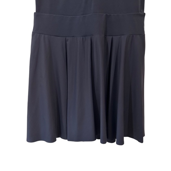 Uniqlo AIRism Soft Polo Dress sleeveless M navy shorts golf pickleball NWT - Picture 7 of 10